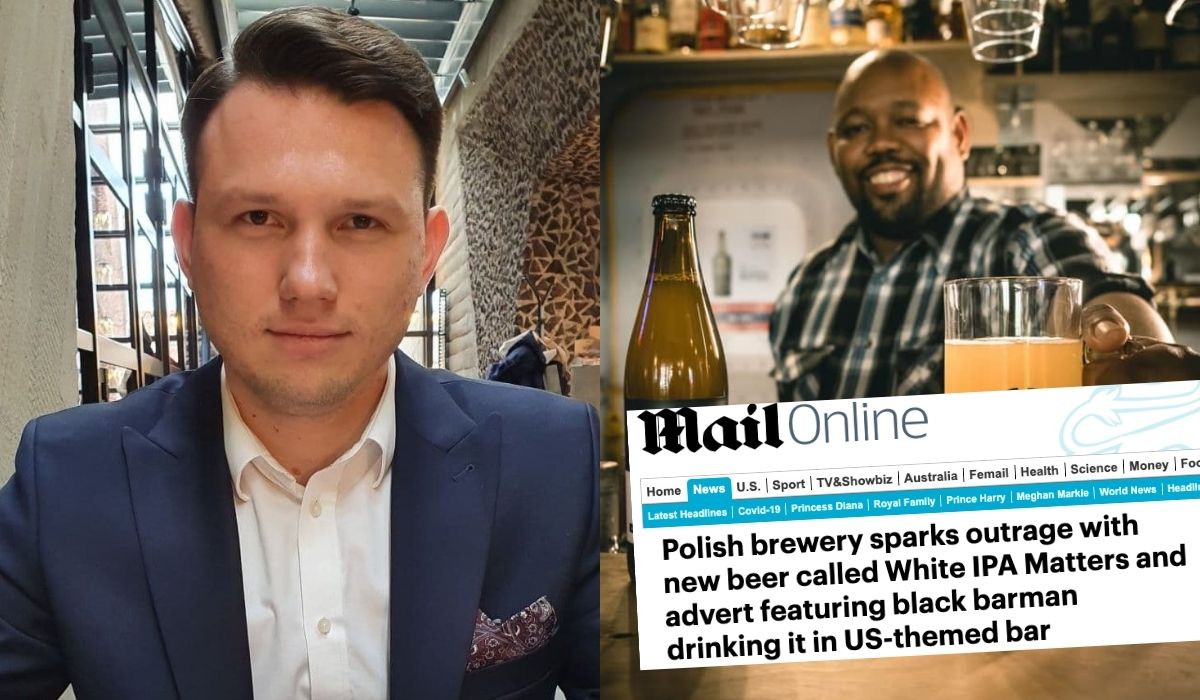 Daily Mail napisało o "oburzającym" piwie Mentzena White IPA Matters, Mentzen skomentował i podziękował za reklamę 
