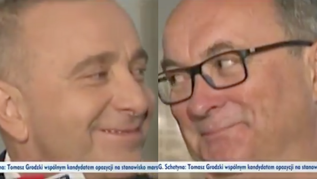 Czarzasty i Schetyna za plecami Kosiniaka-Kamysza