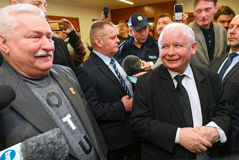 Wałęsa do Kaczyńskiego w sądzie: Po co ja pana ministrem robiłem?