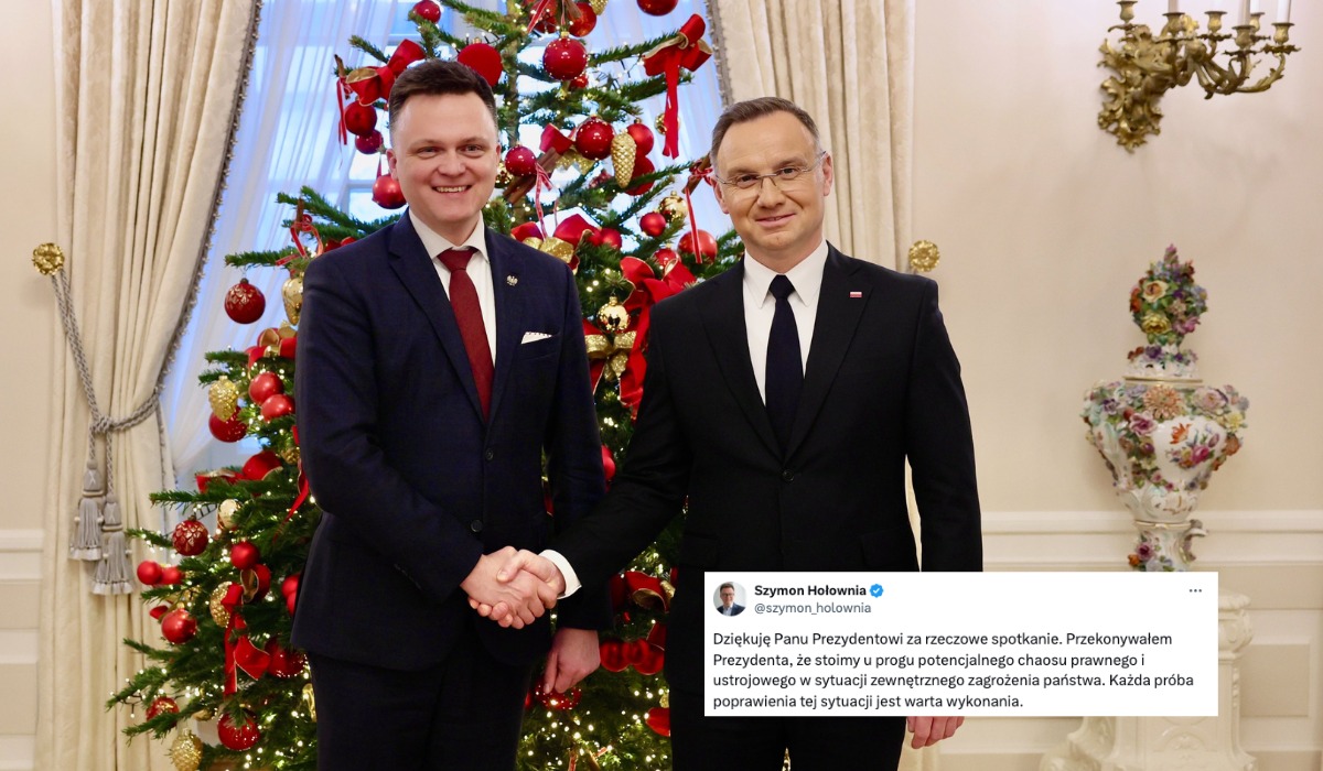 Hołownia po spotkaniu z prezydentem: stoimy u progu potencjalnego chaosu 