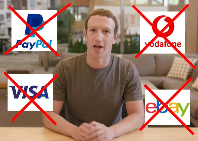 Z firm, które miały się złożyć na powstanie kryptowaluty Facebooka, odpadła kolejna, już ósma