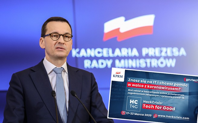 Trwa hackaton poświęcony koronawirusowi. Współorganizatorem Kancelaria Prezesa Rady Ministrów