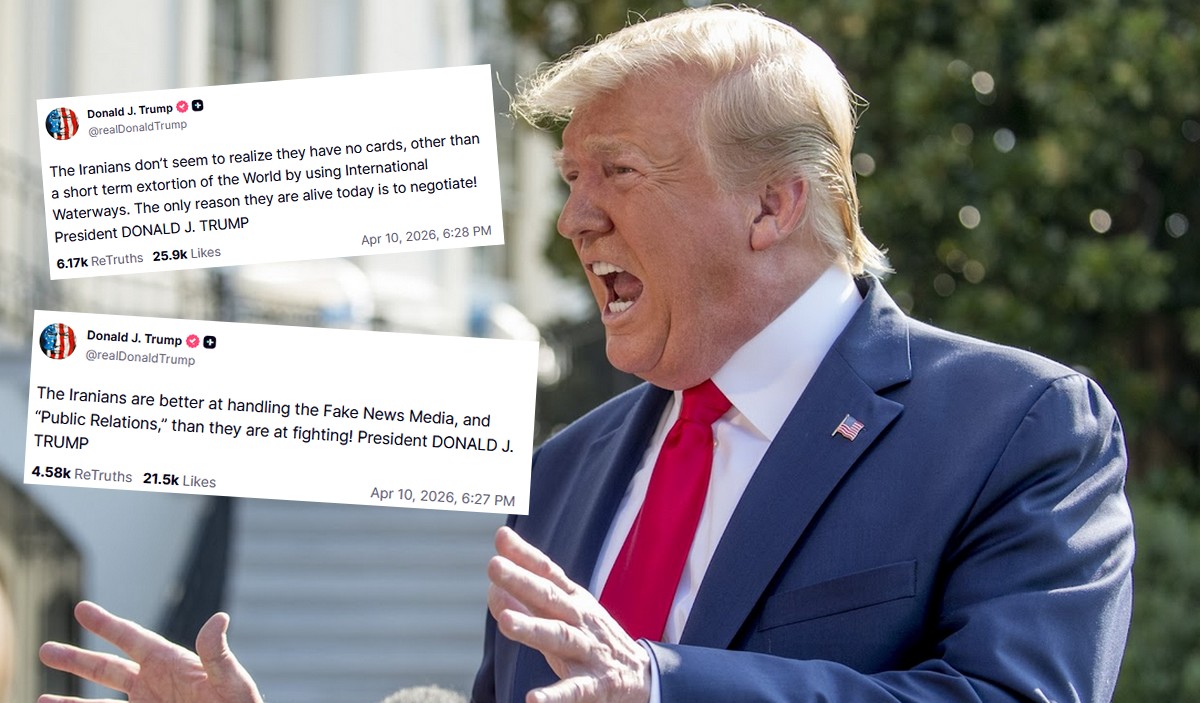 Trump stwierdził, że jedynym powodem, dla którego żyją Irańczycy są negocjacje