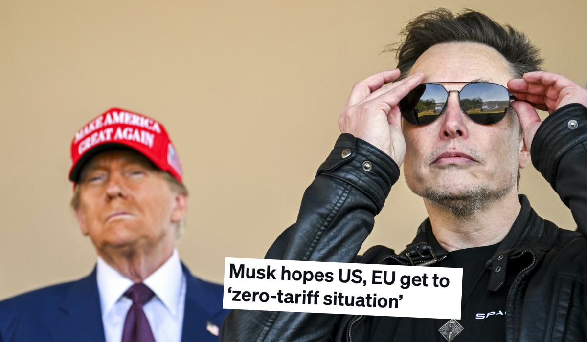 Elon Musk trochę zmiękł i oznajmił, że marzą mu się zerowe cła z Europą