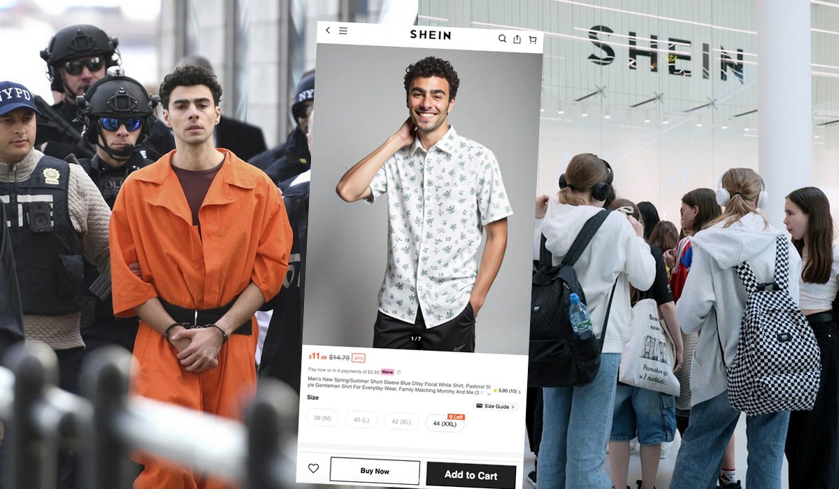 Reklama Shein wzbudziła kontrowersje, wystąpił w niej model podobny do Luigiego "Mściciela" Mangione