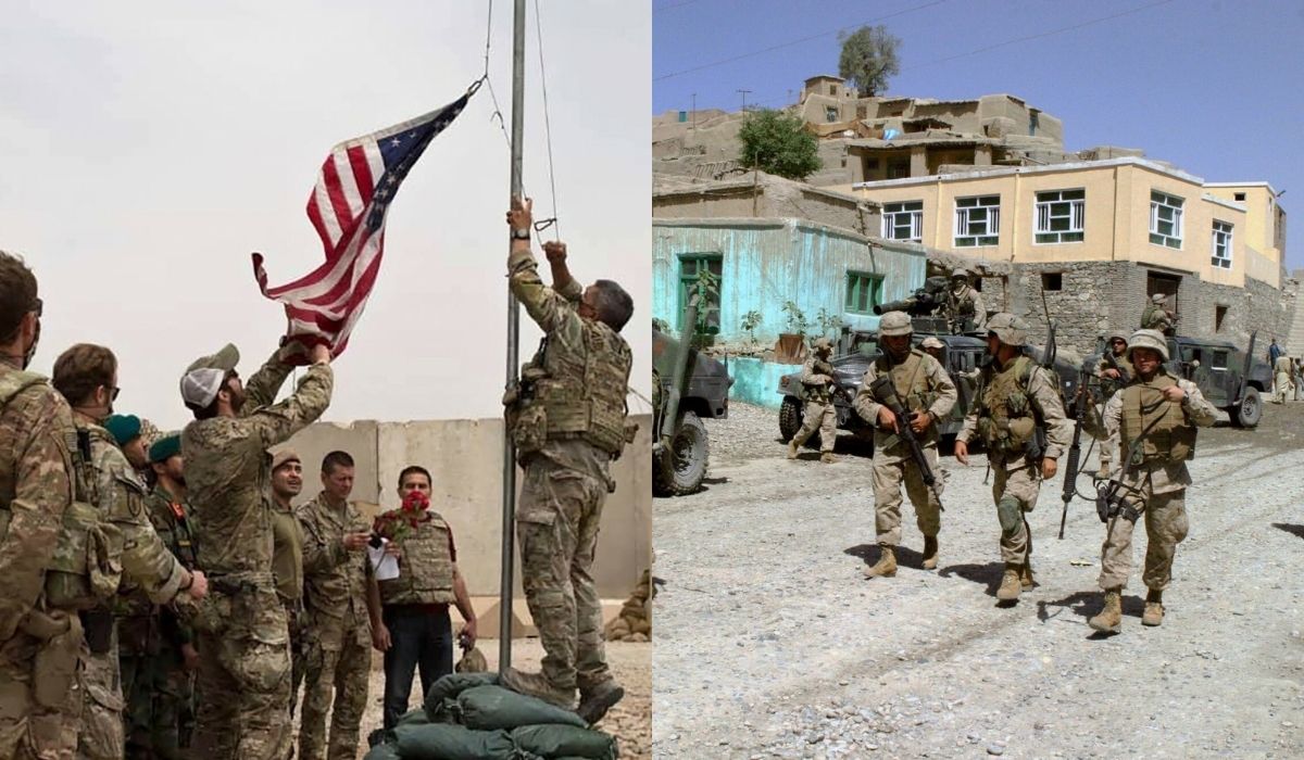 Wojska USA wycofują się z Afganistanu, kraj odbijają talibowie, a ludzie rozpaczliwie protestują