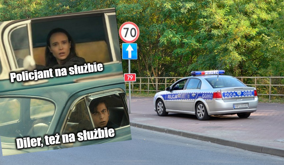 Warszawa: przestępca został policjantem i woził n*rkotyki radiowozem