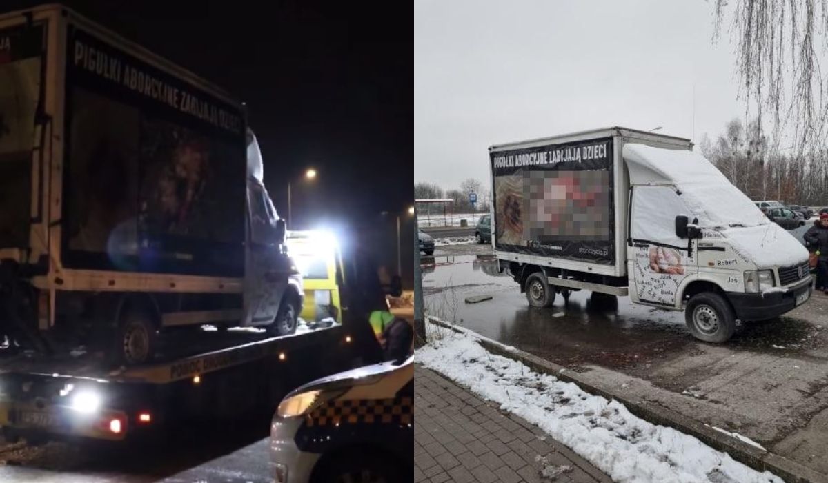 Gorzów: ciężarówka-płodobus była w tak złym stanie, że została odholowana na złom