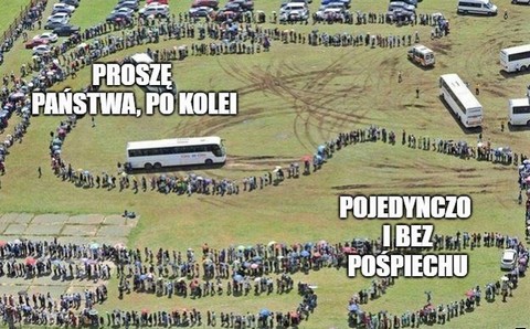 W Wydziale ds. Cudzoziemców w Gdańsku Ukraińcy stworzyli nieformalny komitet kolejkowy