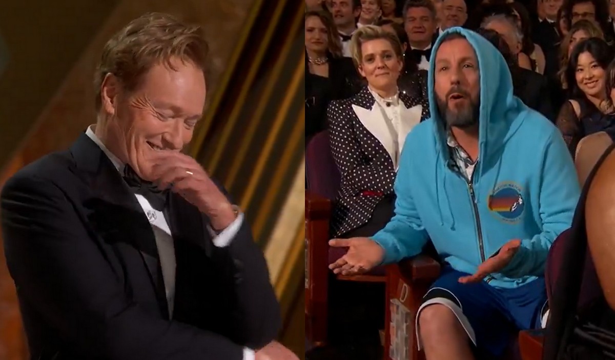 Adam Sandler przyszedł bez garnituru na rozdanie Oscarów i razem z prowadzącym pośmieszkował sobie z Trumpa