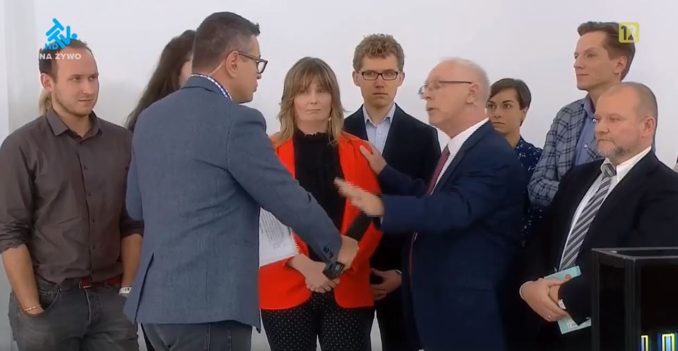 Bojowy znachor Zięba na antenie TVN