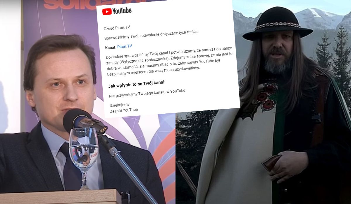 YouTube zbanował kanał skrajnych prawicowców, Sommera i Pitonia, nie podał konkretnych przyczyn