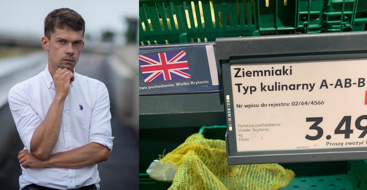 Agrounia: w Sieradzu hoduje się ziemniaki, a Kaufland sprzedaje ziemniaki z UK, co ze śladem węglowym?