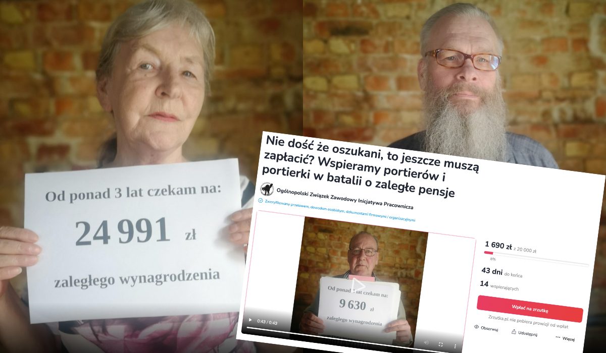 Poznań: prokuratura nie umie pomóc oszukanym przez szefów portierkom, musiały założyć zbiórkę