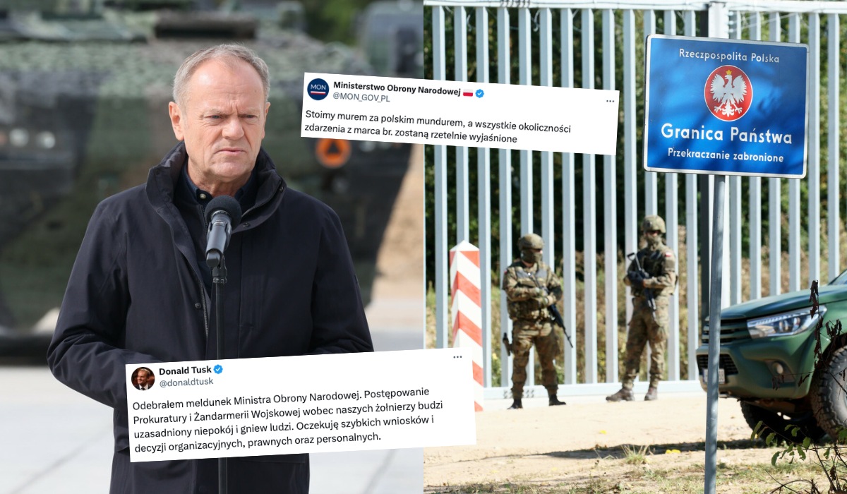 Żołnierze zatrzymani po oddaniu strzałów ostrzegawczych na granicy, premier zapowiada wyjaśnienie sprawy