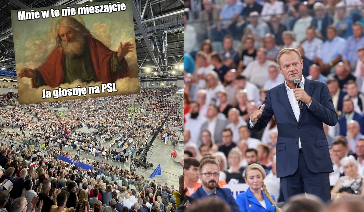 Tusk na konwencji PO wysnuł wniosek, że jak ktoś wierzy w Boga to nie może głosować na PiS