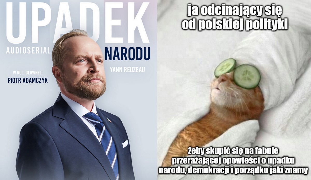 "Upadek narodu" - Audioteka wystartowała z nową superprodukcją w klimacie politycznego thrillera