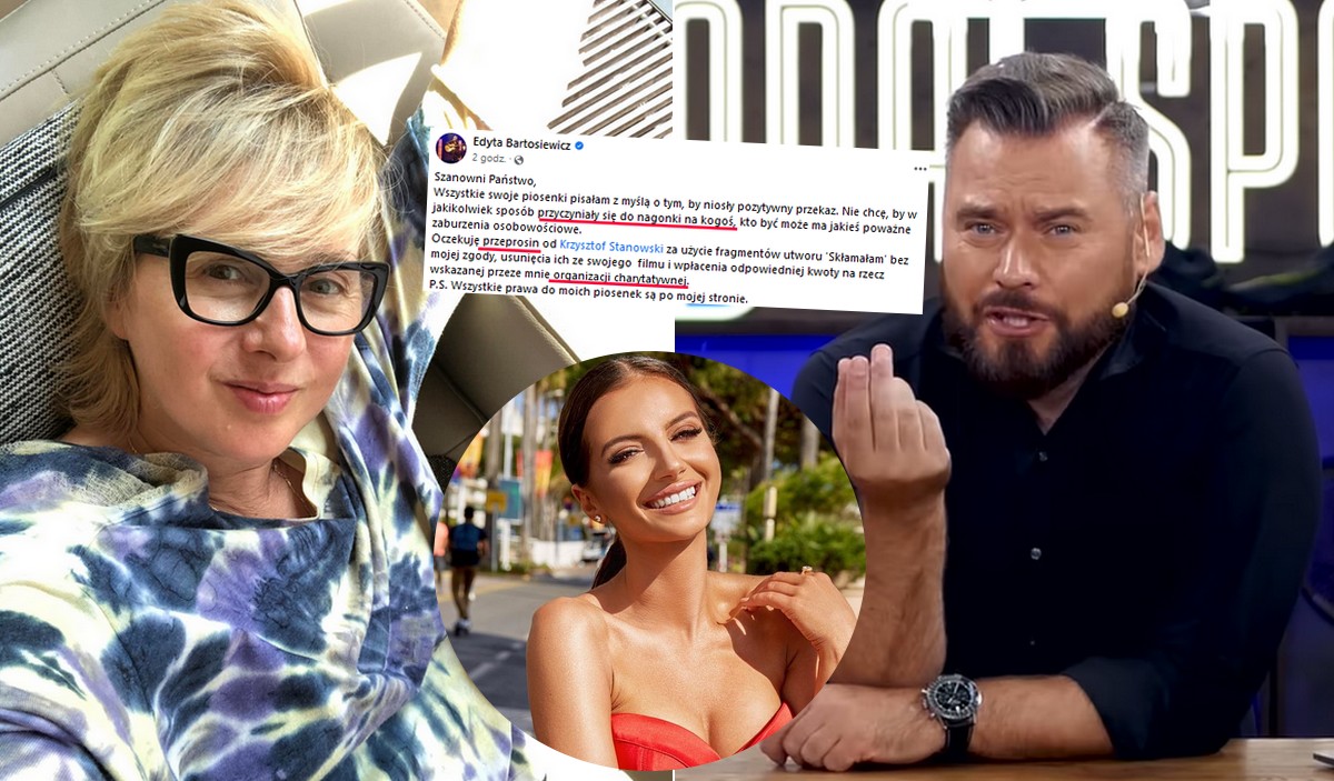 Bartosiewicz żąda przeprosin od Stanowskiego za fragment jej utworu w filmie niszczącym karierę Natalii Janoszek
