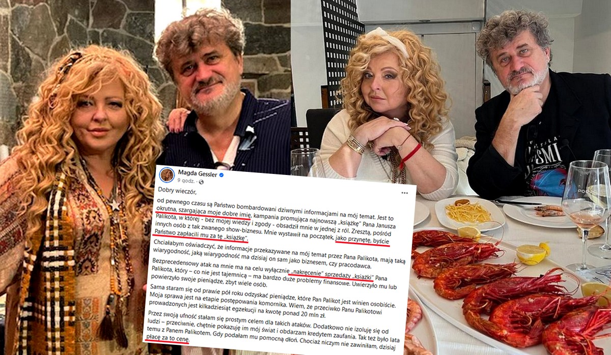 Magda Gessler narzeka na Palikota, bo wisi jej kasę i szkaluje ją w internecie