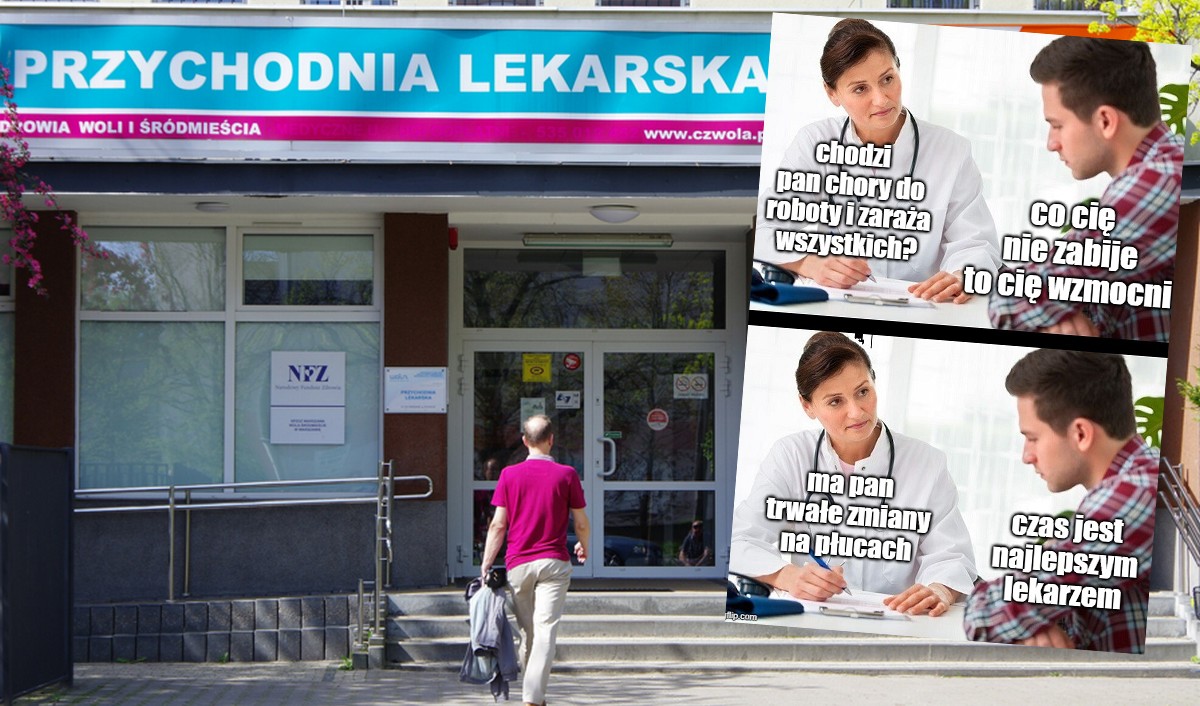 Raport: Polacy nadal niechętnie pojawiają się u lekarza, bo liczą, że choroba sama przejdzie