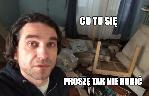 Dramatyczne nagranie zniszczonego mieszkania Dorocińskiego to tak naprawdę kampania WWF