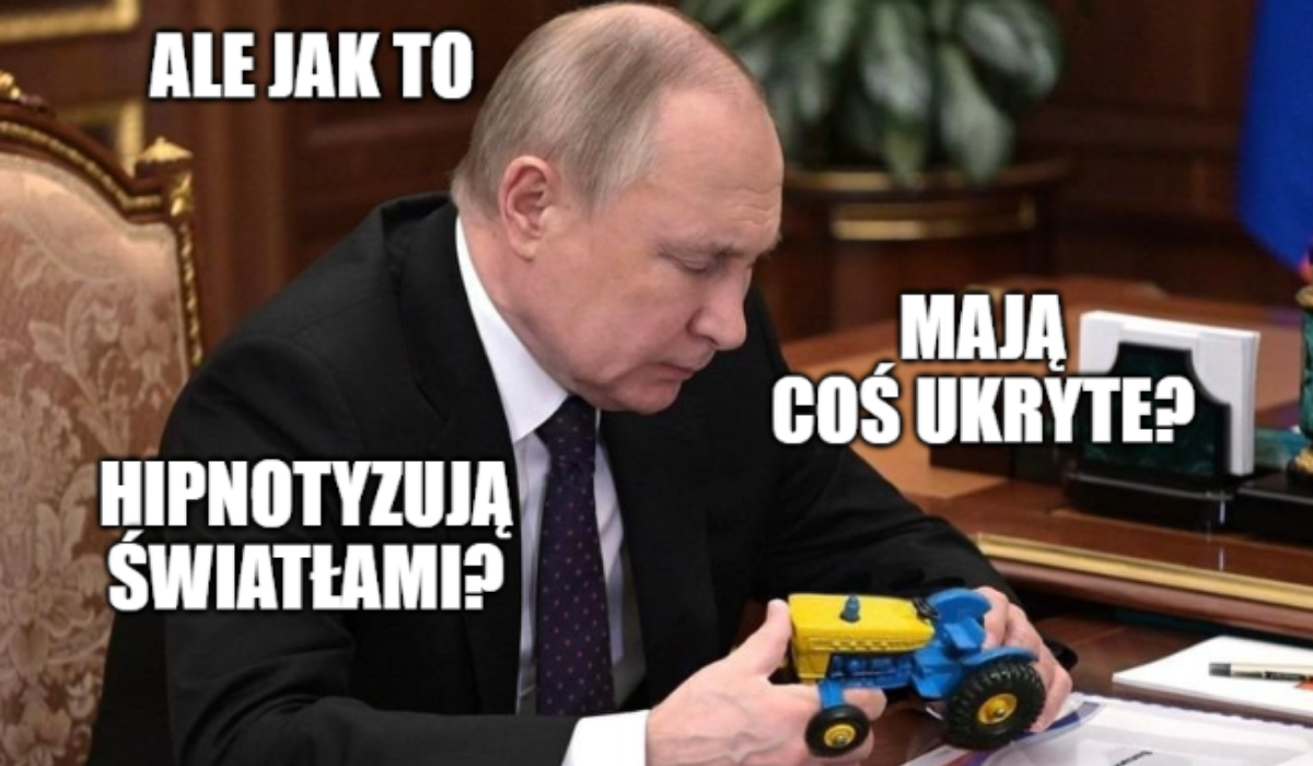 Zełenski pochwalił rolników za przechwytywanie czołgów i sprawną walkę z wrogiem