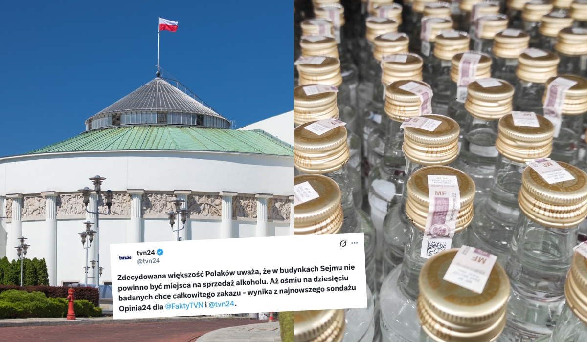 Sondaż: ponad 80% Polaków za zakazem sprzedaży alkoholu w Sejmie