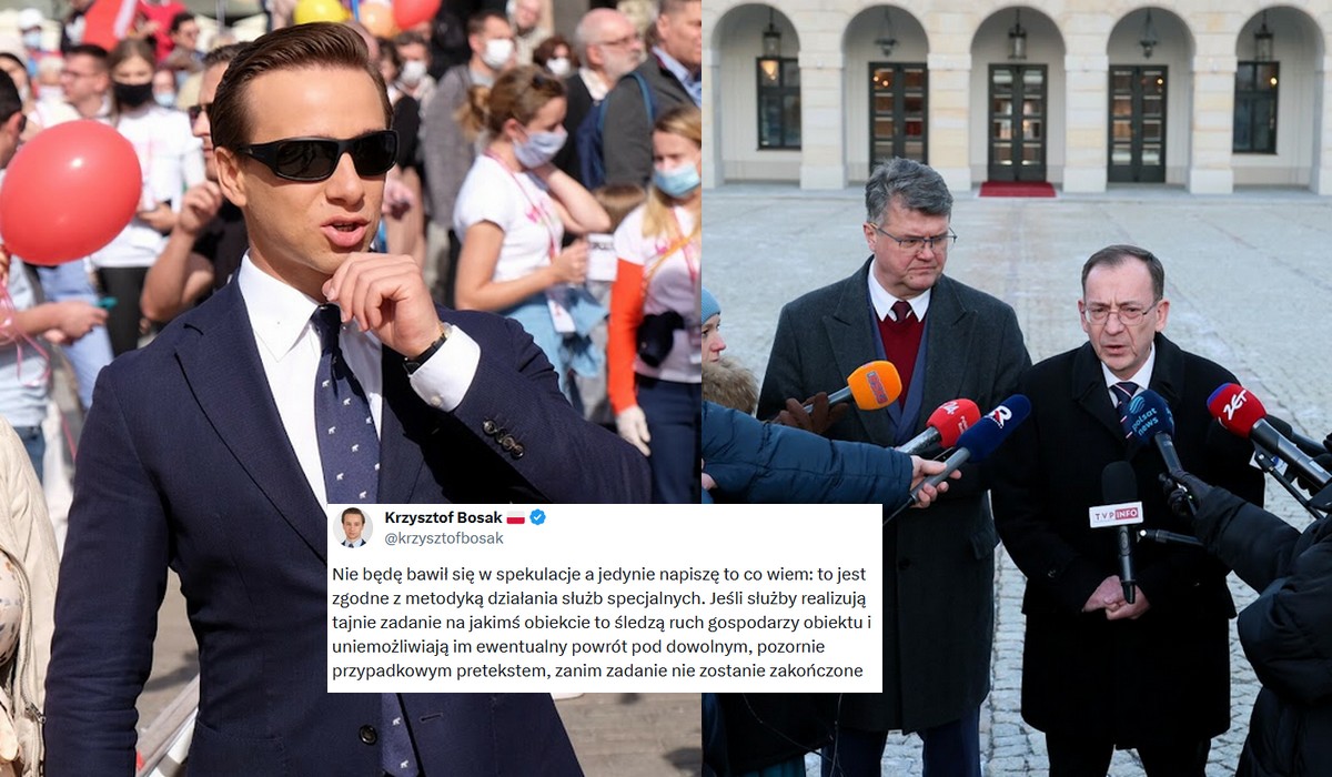 Bosak: zepsucie się autobusu przed Pałacem Prezydenckim zgodne z metodyką służb specjalnych