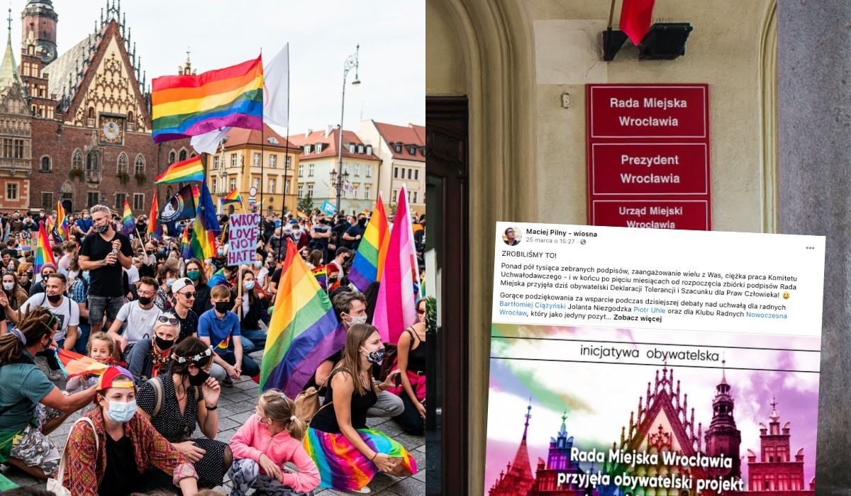 Wrocław: radni przyjęli Deklarację Tolerancji i Szacunku dla Praw Człowieka