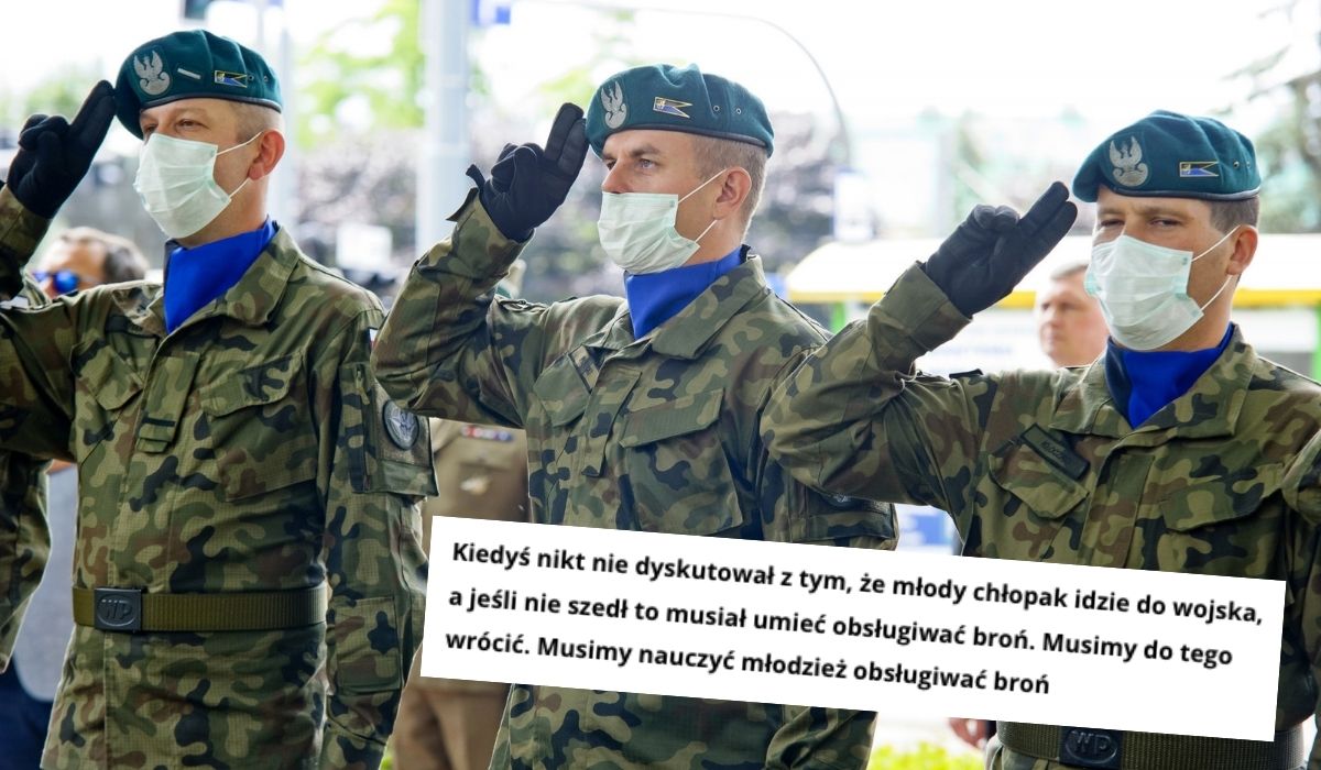 Poseł PiS tłumaczy, że trzeba nauczyć młodzież obsługiwać broń