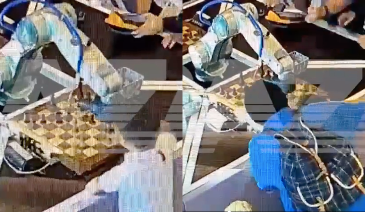 Robot szachowy podczas turnieju złamał palec swojemu 7-letniemu przeciwnikowi