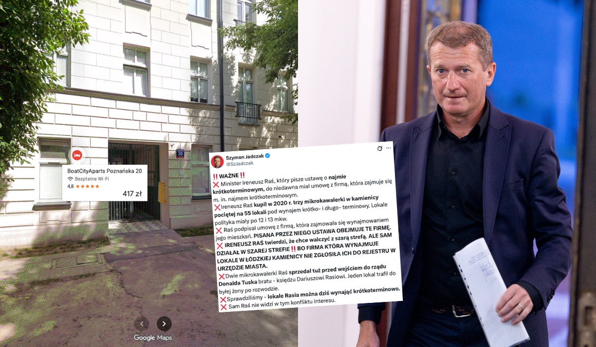 Okazało się, że minister Raś, który pisze ustawę o Airbnb, sam kupował mikrokawalerki na wynajem