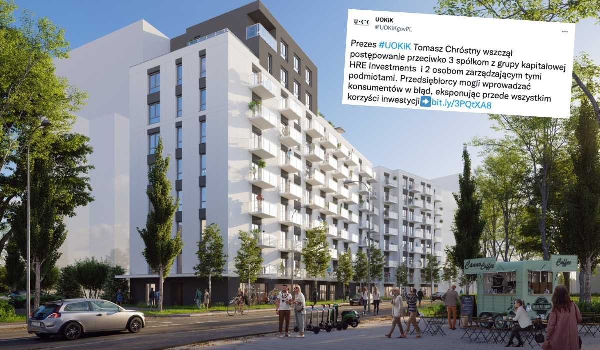 UOKiK po rozdaniu klapsów finansowych influencerom, zaczął przyglądać się deweloperom i są już pierwsze zarzuty