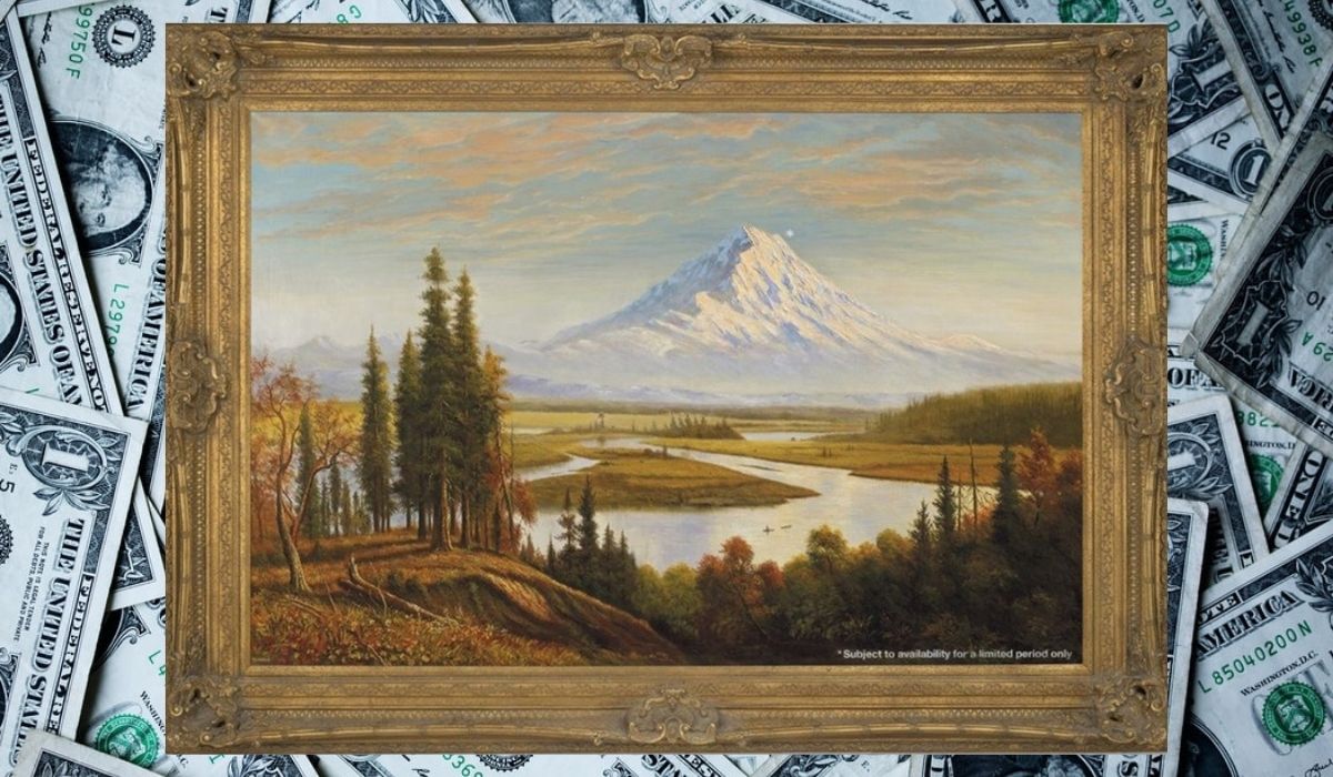 Banksy zrobił dopisek na czyimś obrazie, więc teraz jest wart miliony