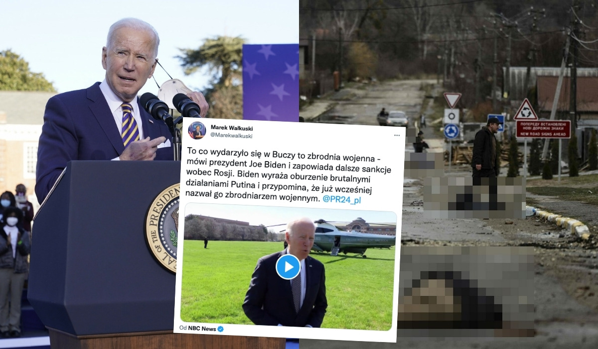 Biden: mówiłem, że Putin to zbrodniarz, zbierajmy dowody na jego proces