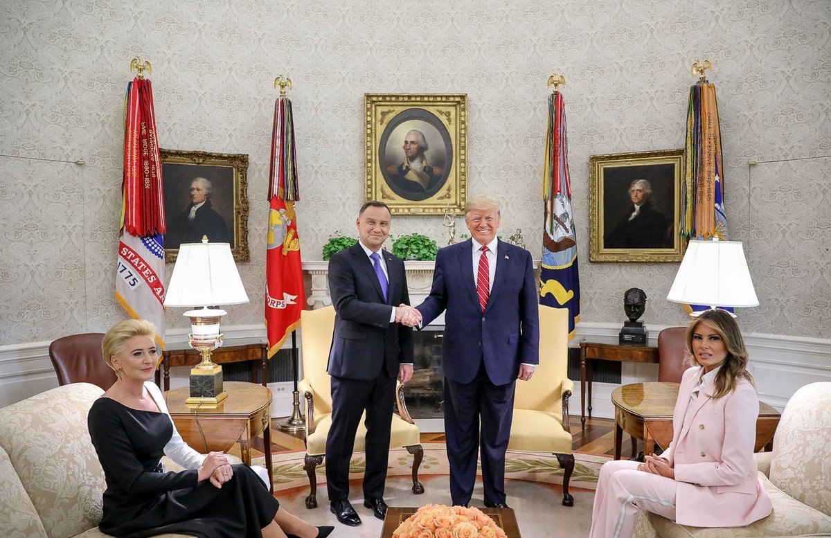 Andrzej Duda i Donald Trump spotkali się w Białym Domu:duda::trump: