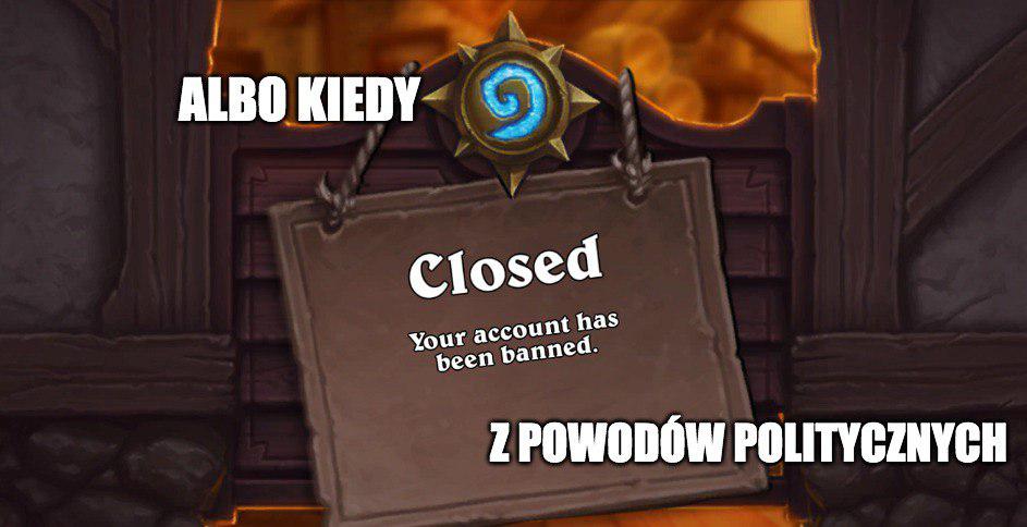 Zawodowy gracz "Hearthstone" zdyskwalifikowany z turnieju za poparcie protestów w Hong Kongu