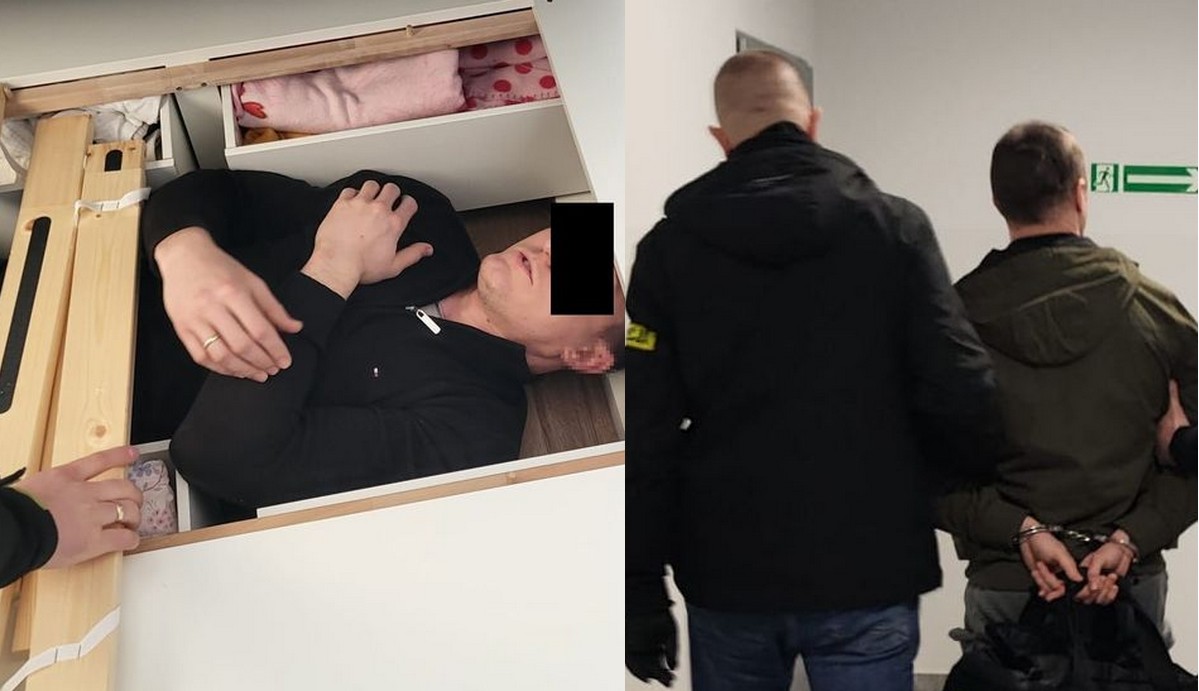 Lublin: poszukiwany geniusz zła schował się przed policjantami, ale nie pod łóżkiem, tylko w łóżku
