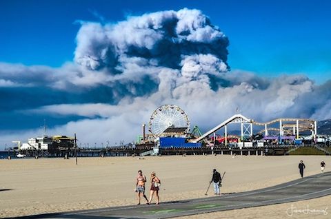 Ogromne pożary w Kalifornii: płonie Malibu