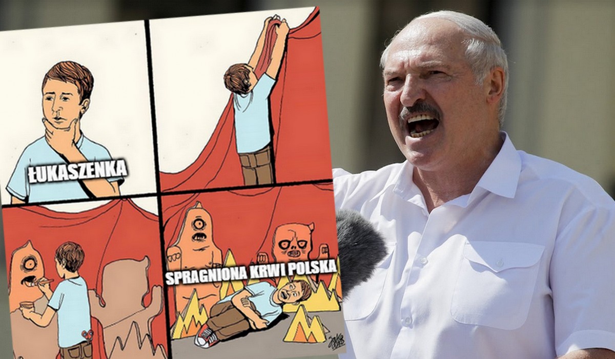 Łukaszenka w orędziu do narodu odpiął wrotki i przeszedł sam siebie w straszeniu Polską