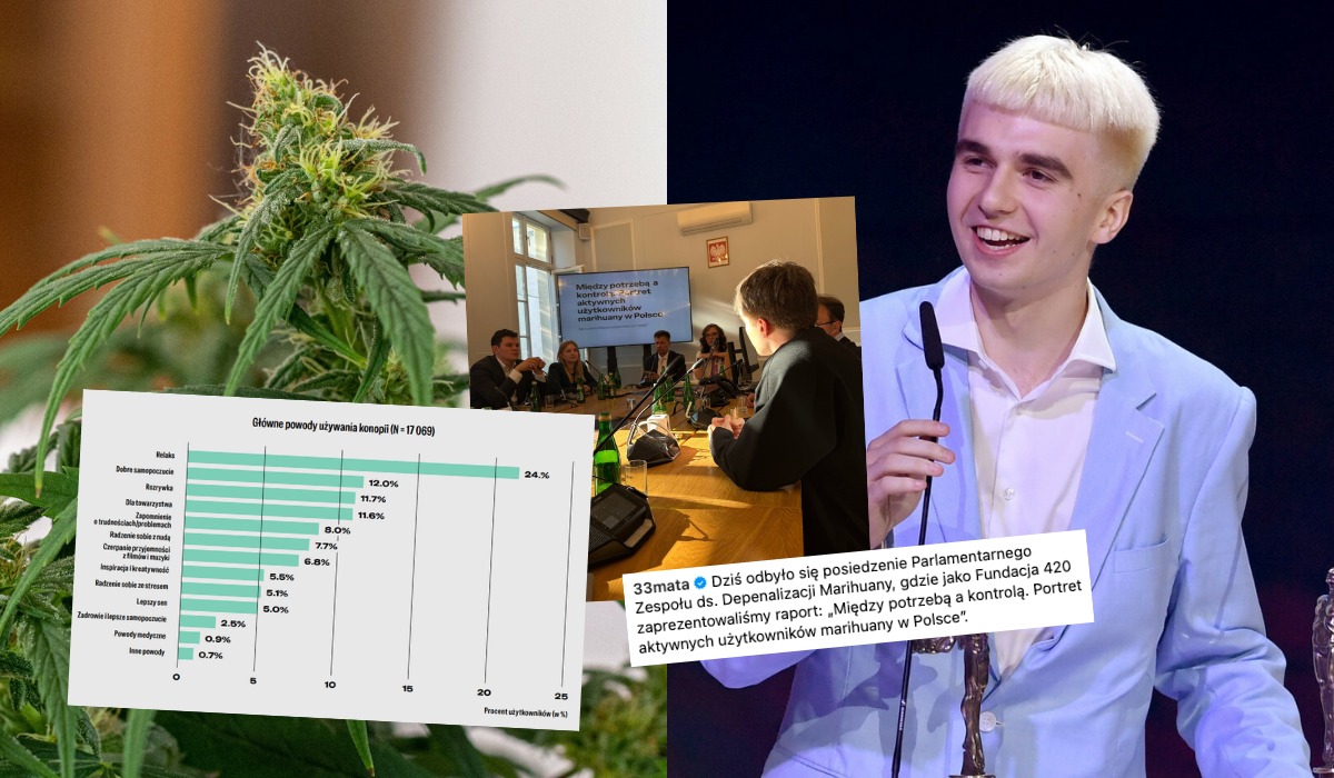 Fundacja Maty pokazała w Sejmie raport o użytkownikach marihuany i korzyściach, jakie przyniosłaby depenalizacja