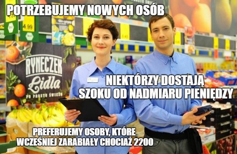 Pensje w Lidlu mocno w górę od marca