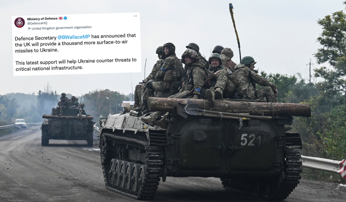 Sekretarz obrony UK zapowiada pomoc Ukrainie, żeby mogła walczyć także w zimie