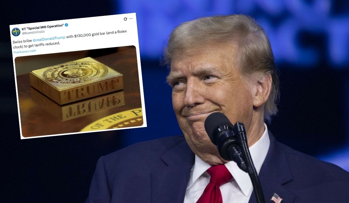 Szwajcarzy obdarowali Trumpa sztabką złota i Rolexem, USA w podziękowaniu obniżyły im cła