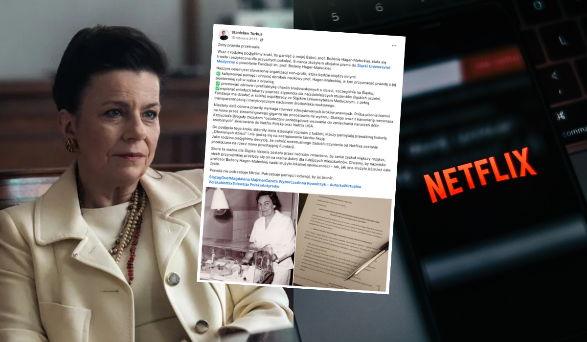 Rodzina profesor z "Ołowianych dzieci" oskarża Netflixa o przekłamania i żąda zadośćuczynienia