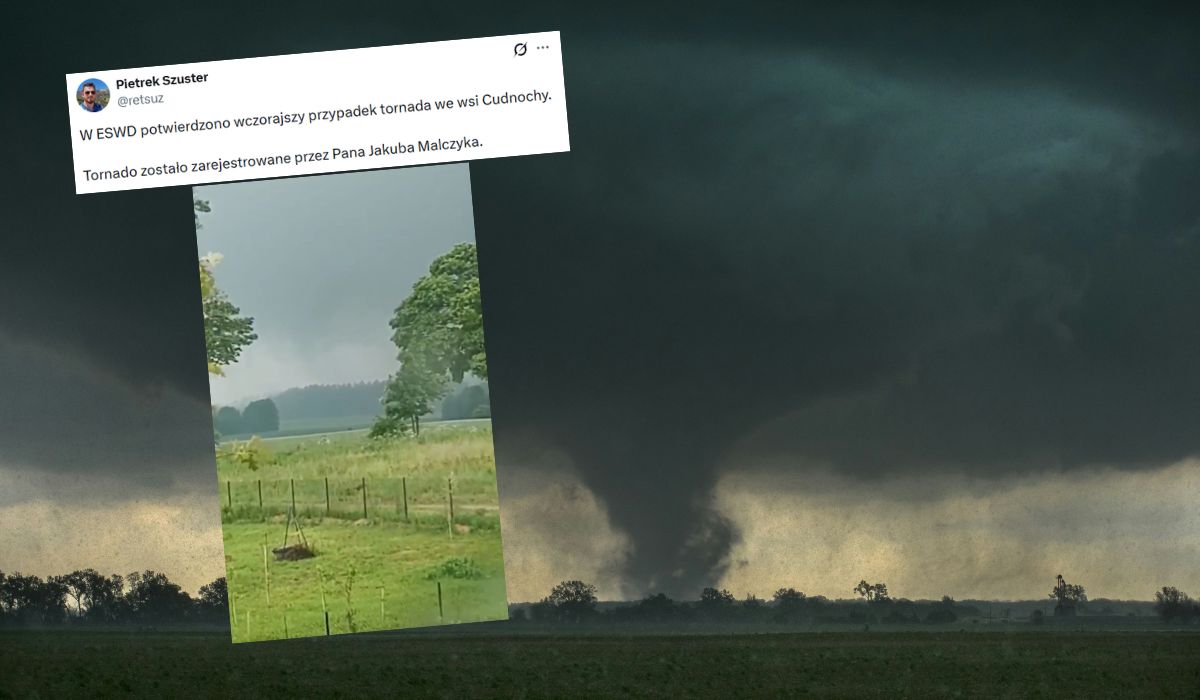 Cudnochy: mieszkańców wsi nawiedziły nie tylko burze, ale też trąba powietrzna
