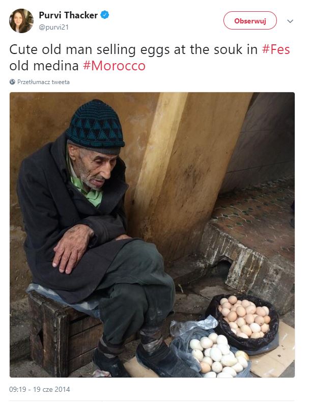 Najpopularniejsza pasta na świecie: starszy pan sprzedaje jajka