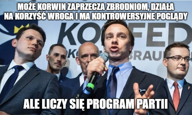 Posłowie Konfederacji ignorują kolejne wpisy Korwina i to, że służy rosyjskiej propagandzie