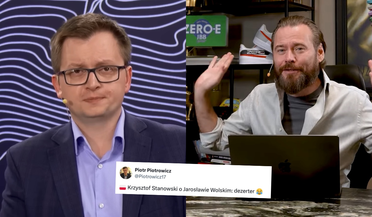 Stanowski rozczarowany odejściem Wolskiego, nazywa go "dezerterem", który na wojnie zerwałby flagę i oddał karabin