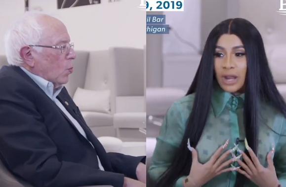 Cardi B przepytała Berniego Sandersa w sprawie płacy minimalnej i polityki pracy